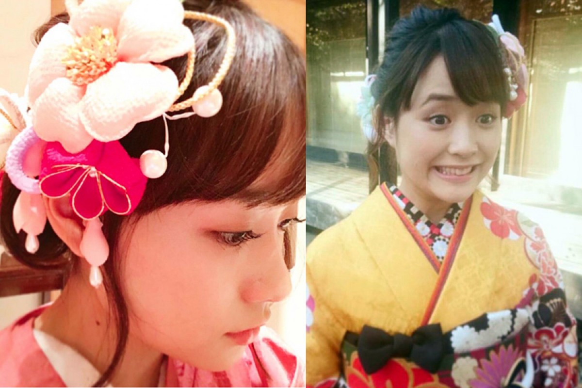 大原櫻子、おすまし&おふざけ着物ショット披露