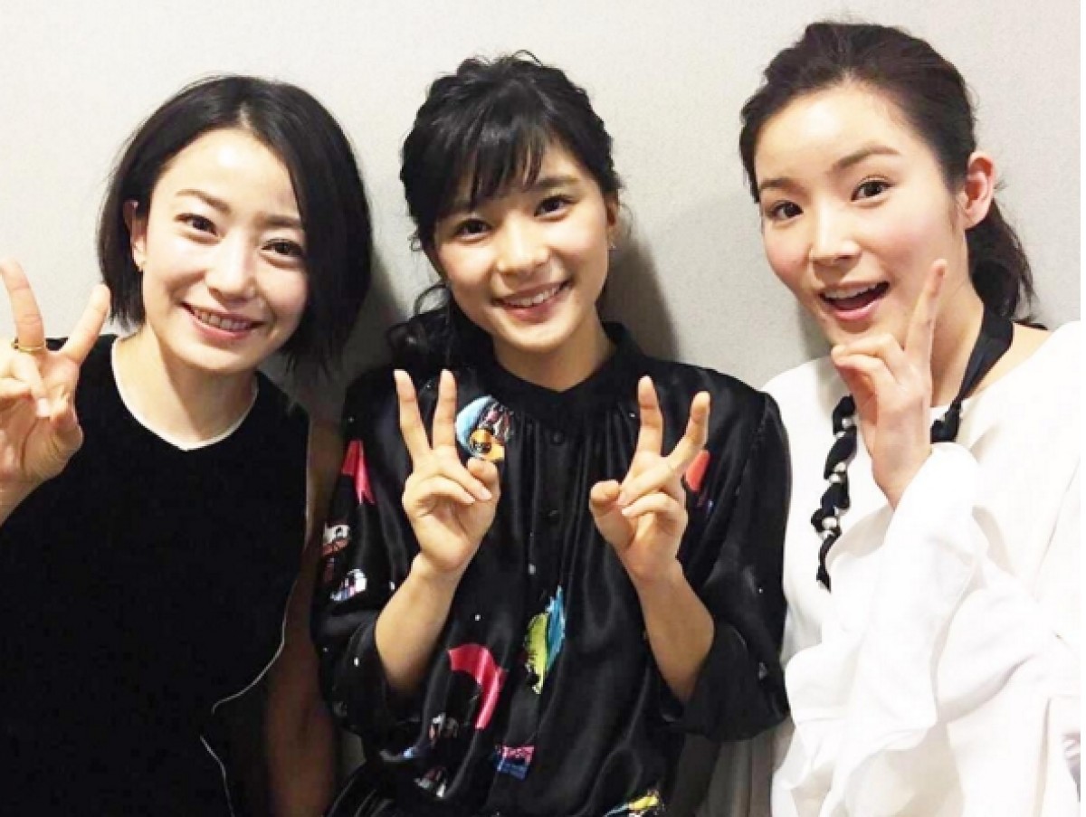 菅野美穂、蓮佛美沙子、芳根京子の『べっぴんさん』奇跡のスリーショット！