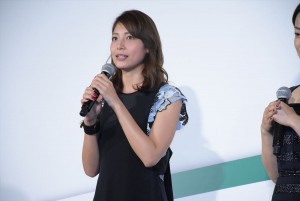 『恋妻家宮本』完成披露試写会に出席した、相武紗季