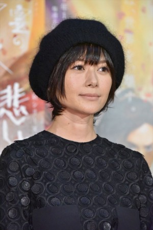 『精霊の守り人　悲しき破壊神』試写会に出席した、真木よう子