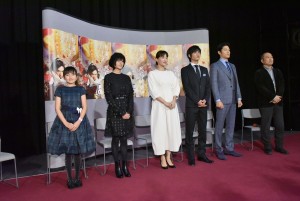 『精霊の守り人　悲しき破壊神』試写会に出席した、綾瀬はるか、真木よう子、板垣瑞生、鈴木梨央、鈴木亮平