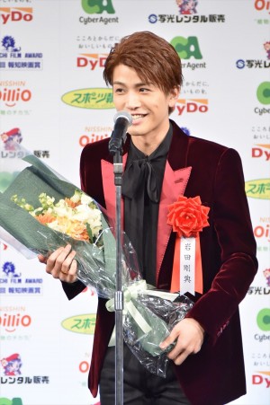 岩田剛典、「第41回報知映画賞」新人賞受賞