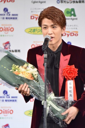 岩田剛典、「第41回報知映画賞」新人賞受賞