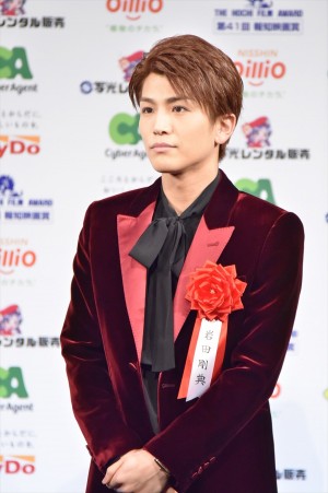 岩田剛典、「第41回報知映画賞」新人賞受賞