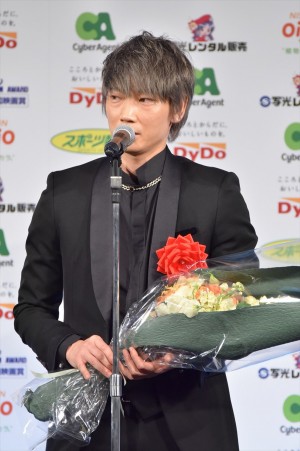 綾野剛、「第41回報知映画賞」助演男優賞受賞