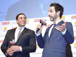 『ブラックリスト　シーズン4』ジャパンプレミアに出席した、ハロルド・クーパー役のハリー・レニックス＆アラム・モジタバイ役のアミール・アリソン