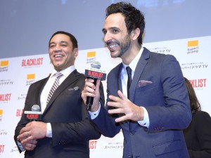 『ブラックリスト　シーズン4』ジャパンプレミアに出席した、ハロルド・クーパー役のハリー・レニックス＆アラム・モジタバイ役のアミール・アリソン