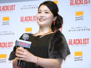 『ブラックリスト　シーズン4』ジャパンプレミアに出席した、声優・甲斐田裕子（エリザベス・キーン役）