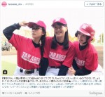 『東京タラレバ娘』吉高由里子＆榮倉奈々＆大島優子、ピンクの野球ユニフォーム姿披露