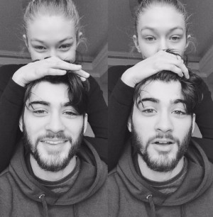 新年早々ラブラブなゼイン・マリクとジジ・ハディッド