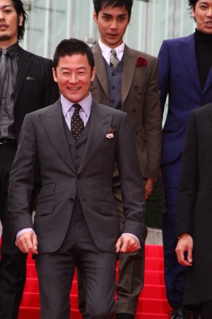 『新宿スワンII』完成披露プレミアイベントに登壇した浅野忠信