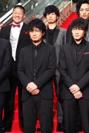 『新宿スワンII』完成披露プレミアイベントに登壇した上地雄輔