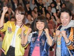 ドラマ『下剋上受験』試写イベントに出席した深田恭子・山田美紅羽・阿部サダヲ