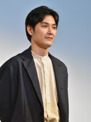 ドラマ『カルテット』の完成披露試写会に出席した松田龍平