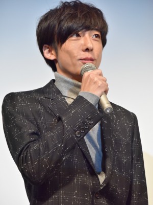 ドラマ『カルテット』の完成披露試写会に出席した高橋一生