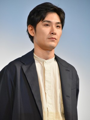 ドラマ『カルテット』の完成披露試写会に出席した松田龍平