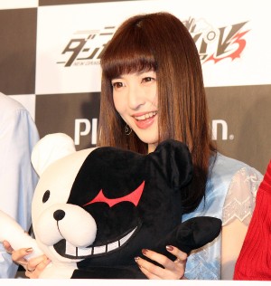 神田沙也加、『ニューダンガンロンパV3 みんなのコロシアイ新学期』記者発表会に出席