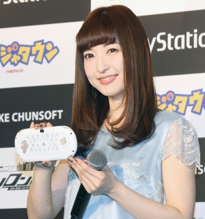 神田沙也加、『ニューダンガンロンパV3 みんなのコロシアイ新学期』記者発表会に出席