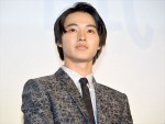 『一週間フレンズ。』完成披露試写会に出席した、山崎賢人