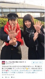 剛力彩芽＆太賀、高校生の制服姿披露「2人ともイケてます」
