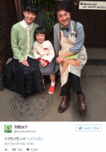 『べっぴんさん』芳根京子、市村正親＆粟野咲莉へ「大変、お世話になりました」