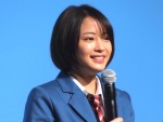 ソフトバンク発表会「SoftBank 2017 spring」に出席した、広瀬すず