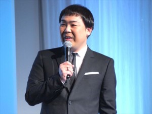 ソフトバンク発表会「SoftBank 2017 spring」に出席した、岩尾望（フットボールアワー）