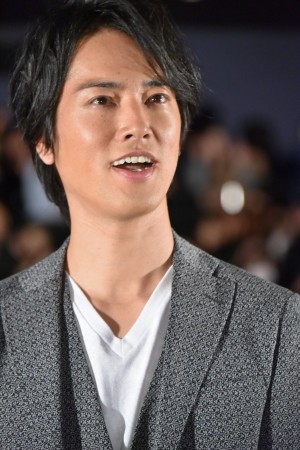 『彼らが本気で編むときは、』の編みポスターお披露目イベント＆完成披露舞台挨拶に出席した、桐谷健太