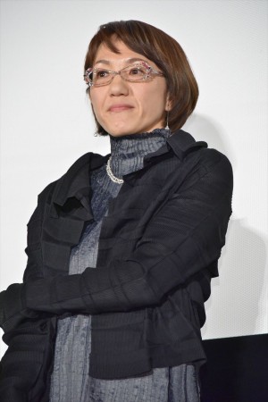 『彼らが本気で編むときは、』の編みポスターお披露目イベント＆完成披露舞台挨拶に出席した、荻上直子監督