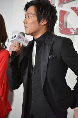  『愚行録』のジャパンプレミアに出席した、小出恵介