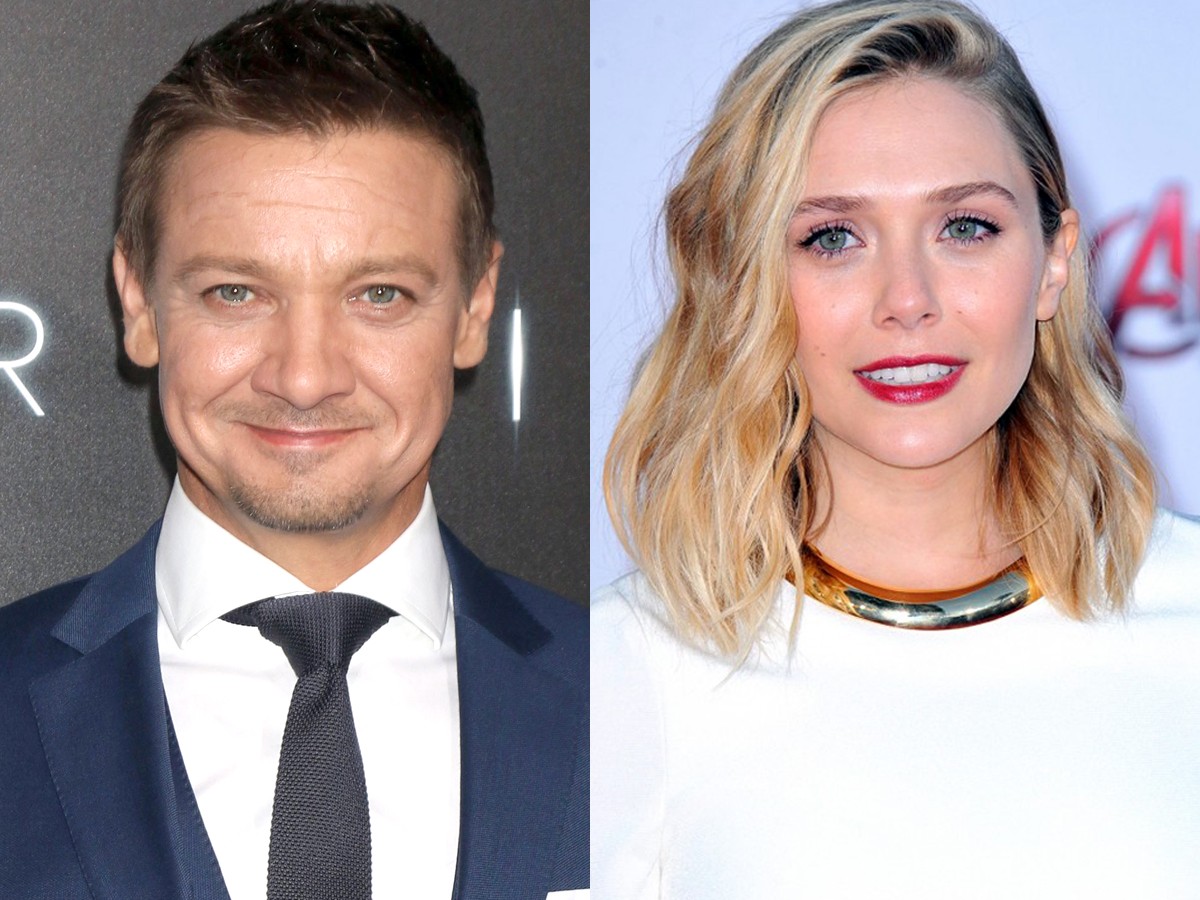 ハンツマン癌研究所のガン患者とスタッフと交流したジェレミー・レナー＆エリザベス・オルセン