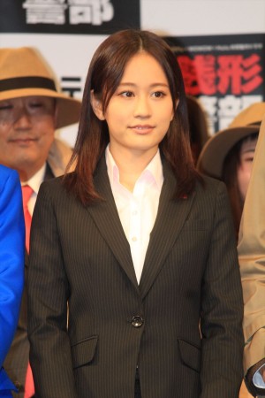 『金曜ロードSHOW！ 銭形警部』完成披露試写会に出席した、前田敦子