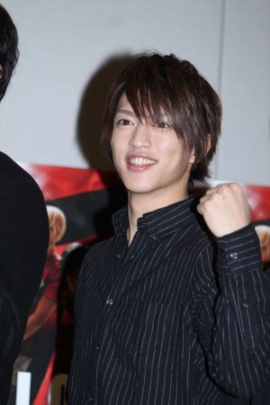 舞台『ALL OUT!! THE STAGE』の制作発表に出席した、石渡真修