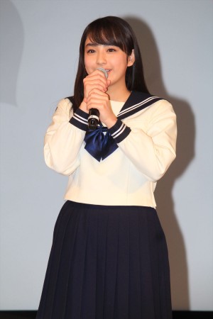 『きょうのキラ君』の完成披露試写会に出席した、平祐奈