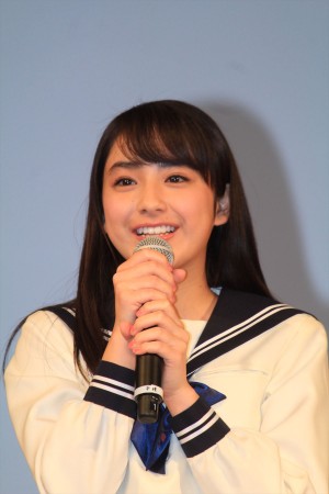 『きょうのキラ君』の完成披露試写会に出席した、平祐奈