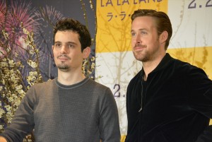 『ラ・ラ・ランド』来日記者会見に出席した、ライアン・ゴズリング、デイミアン・チャゼル監督