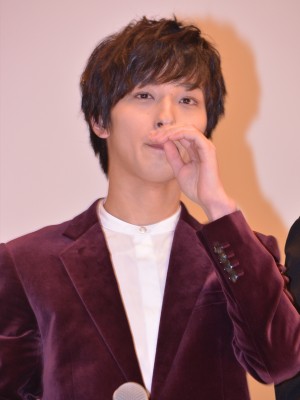 映画『キセキ －あの日のソビト－』初日舞台挨拶に出席した横浜流星