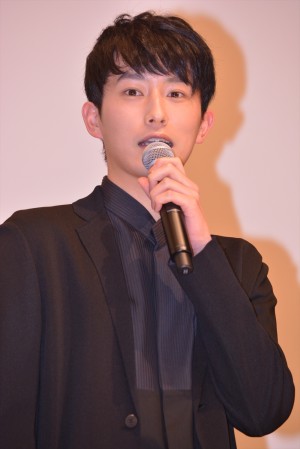 映画『キセキ －あの日のソビト－』初日舞台挨拶に出席した杉野遥亮