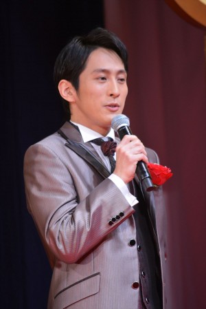 『美女と野獣』プレミアム吹替え版キャスト発表会に出席した、成河