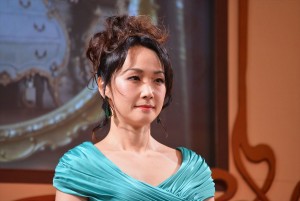 『美女と野獣』プレミアム吹替え版キャスト発表会に出席した、濱田めぐみ