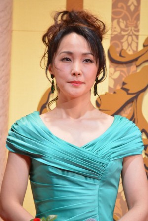 『美女と野獣』プレミアム吹替え版キャスト発表会に出席した、濱田めぐみ