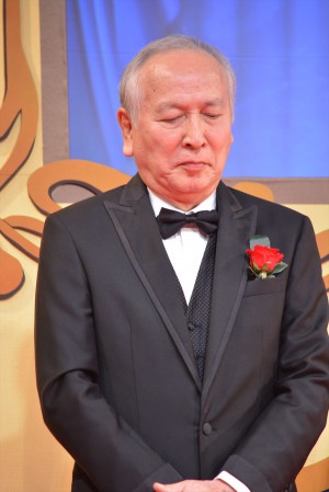 『美女と野獣』プレミアム吹替え版キャスト発表会に出席した、村井國夫