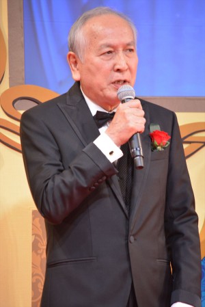 『美女と野獣』プレミアム吹替え版キャスト発表会に出席した、村井國夫