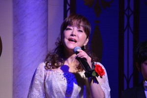 『美女と野獣』プレミアム吹替え版キャスト発表会に出席した、岩崎宏美