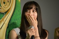 橋本環奈、『ハルチカ』完成披露試写会舞台挨拶にて