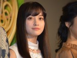 橋本環奈、『ハルチカ』完成披露試写会舞台挨拶にて