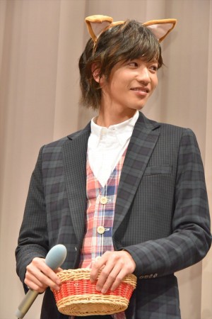 ドラマ「きみはペット」完成披露試写会に出席した、志尊淳