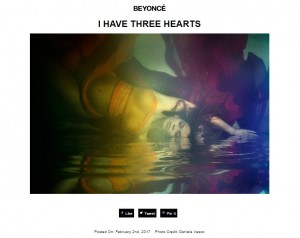 ビヨンセ、一糸まとわぬ姿で“妊婦”美ボディ披露　※「ビヨンセ」オフィシャルサイト