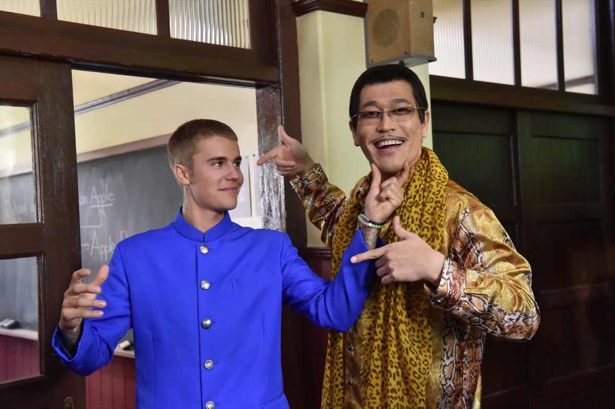 PPAPピコ太郎、ついにジャスティン・ビーバーと奇跡の対面!