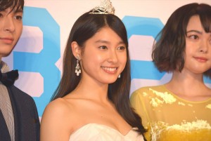 『PとJK』完成披露パーティーに出席した、土屋太鳳